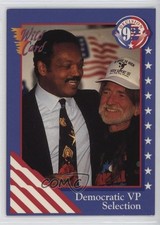 1992 Wild Card Decision '92 Jesse Jackson Willie Nelson #31 9g5