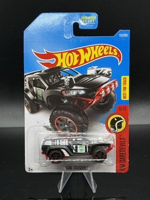 2016 Hot Wheels DUNE CRUSHER Black Treasure Hunt HW Daredevils 6/10 151/250 C3