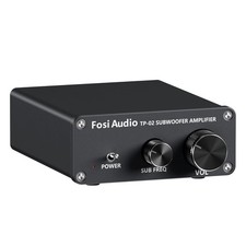 Fosi Audio TP-02 Subwoofer Amplifier 220W Mono Bass Amp TDA7498E Chip