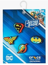   Crocs Authentic Limited Edition DC Justice League Jibbitz Shoe Charms 5 Pack 
