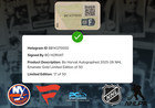  Bo Horvat Signed Auto NHL Hockey #17/50 Emanate Limited Edition Gold BP1 — photo 2