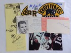 Hockey Lot of (10) Signed Items - NHL - Photos, Index Cards
