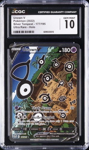 Unown V graded CGC 10 for sale on eBay