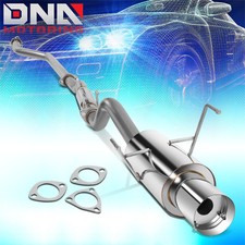 4muffler Tip Stainless Steel Exhaust Catback System For 02-06 Rsx Dc5 Non-s K20