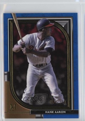 2021 Topps Museum Collection Sapphire 54/150 Hank Aaron #55 HOF g2u