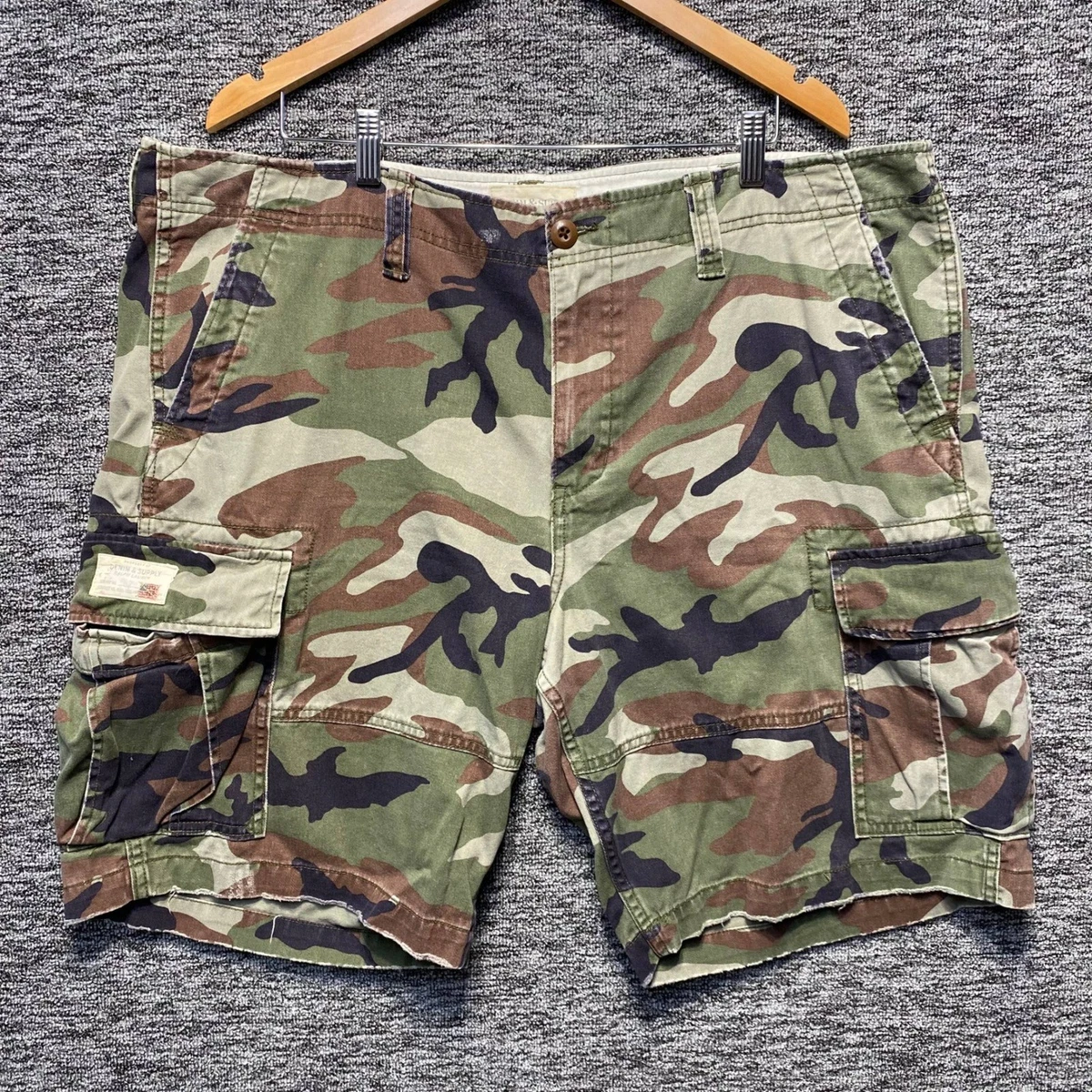 Denim & Supply Ralph Lauren Camouflage Army Shorts for Men for