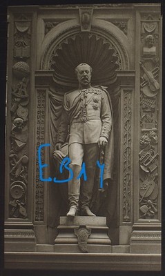Foto LONDON PRINZ ALBERT STATUE DER GRIFFIN UM 1912 Magic Lantern Slide