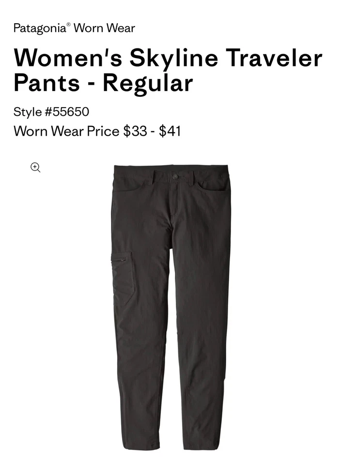 Pantalones Patagonia Mujer 16 Técnicos Senderismo Nylon Elastizados Exterior SKYLINE TRAVELLER Foto 2 de 4