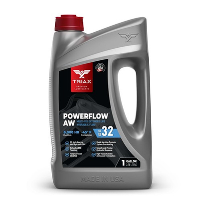 #ad TRIAX Powerflow AW 32 Multi Viscosity Hydraulic Oil 1 Gallon $34.00