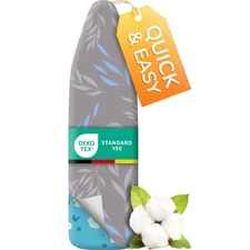 Super Soft Ironing Board Cover and Pad – 50% Faster Ironing with Heat Reflect...
