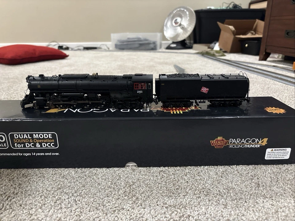 Ho Scale Broadway Limited Milwaukee Road 4-8-4 S3 261 DCC Sound (read Disc) - Image 3 of 4