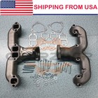 1Pair Smoothie Rams Horn Manifold Small Block Fit For Chevy Sbc 283 305 327 350