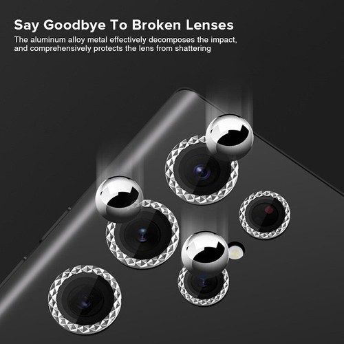 Cover Film For Samsung Galaxy S22 Ultra Camera Lens Protectors Metal - Picture 5 of 11