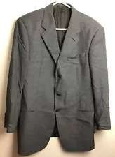 Georgio Armani Collection Men's Made In Italy Gray/Silver Black Stripe Blazer