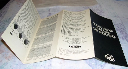 LEIGH INSTRUMENTS DAS EI 8 SEITEN KLAPPBROSCHÜRE (1980) - Bild 3 von 3