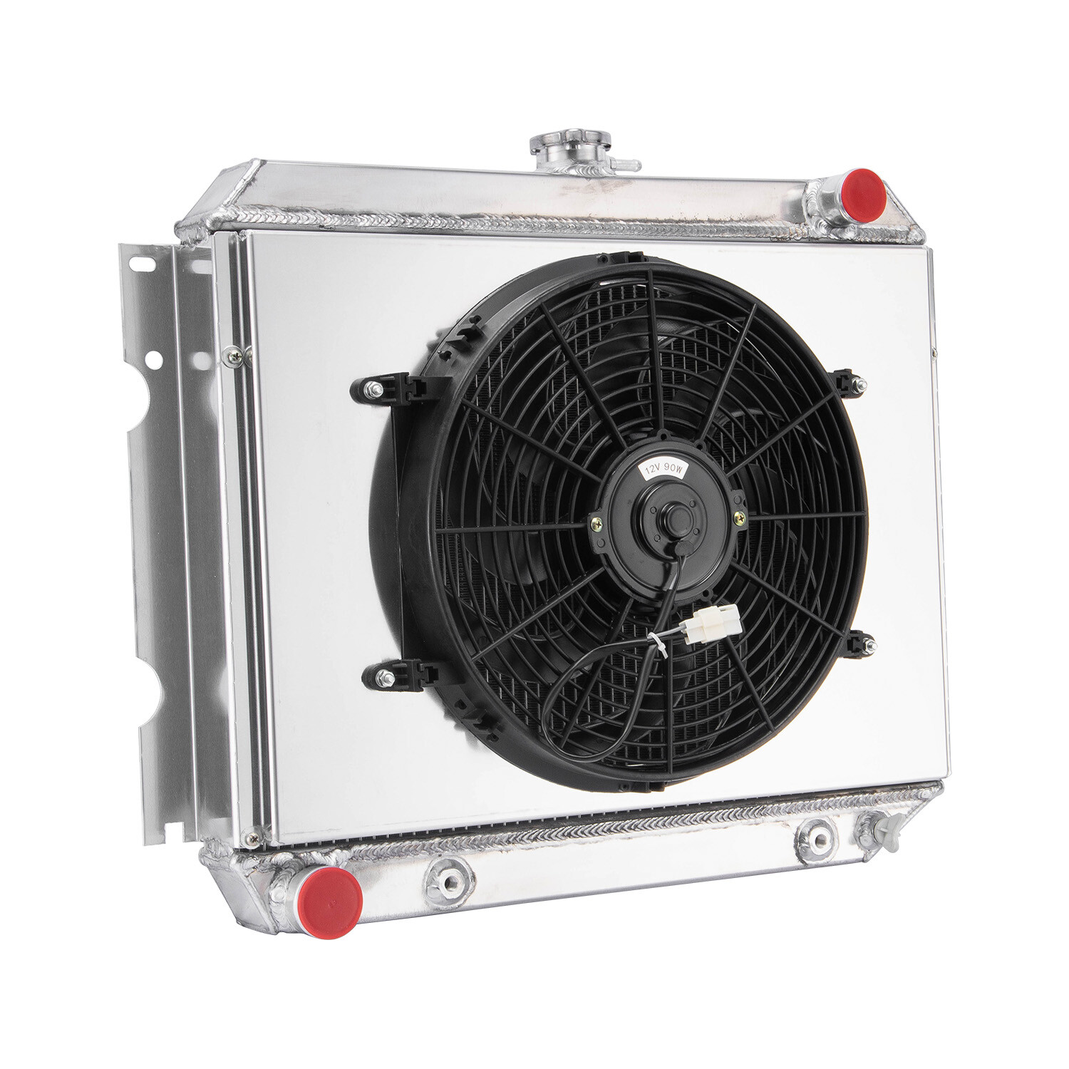 3 Row Radiator Shroud Fan Fits 1968-1974 1969 Dodge Charger Challenger Coronet.