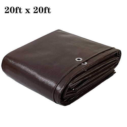 16 Mil Heavy Duty Tarpaulin Waterproof Tarp Poly Canopy Tarp Tent Shelter Cover - Picture 24 of 39