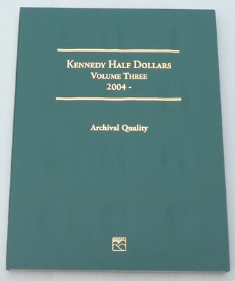 Littleton Folder / Sammelalbum USA Kennedy Half Dollars 2004-2021 P und D