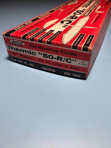 Vintage Jetco Thermic "50-R/C" Model Airplane Kit - New Old Stock - Picture 15 of 18