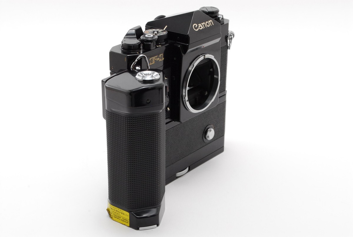 EXC+5】Canon F-1 35mm SLR Film Camera Body + 50mm F1.4 Motor Drive