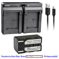 Kastar Battery Dual USB Charger for Samsung SB-LSM160 Samsung VP-D651 Camcorder