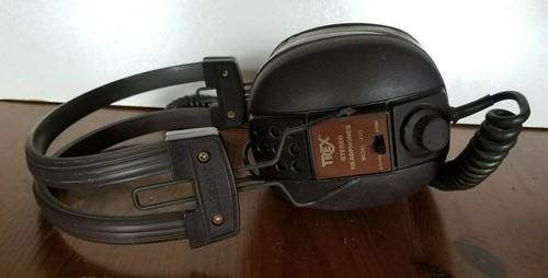 Vintage TREX Stereo Headphones Model x20 Rare Untested - Picture 4 of 8