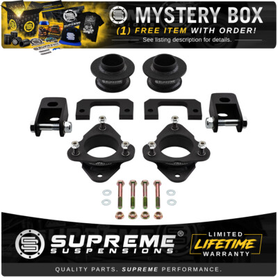 3.5'' Front 2'' Rear Lift Kit Rear Shock Extenders For 07-20 Chevy Tahoe Suburban