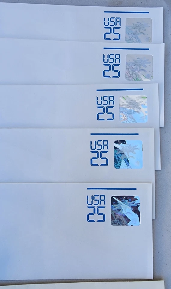 Lot of 21 USA Postage Stamped Envelopes Scott # U593 U607 U600 U617 U608 - Image 3 of 4
