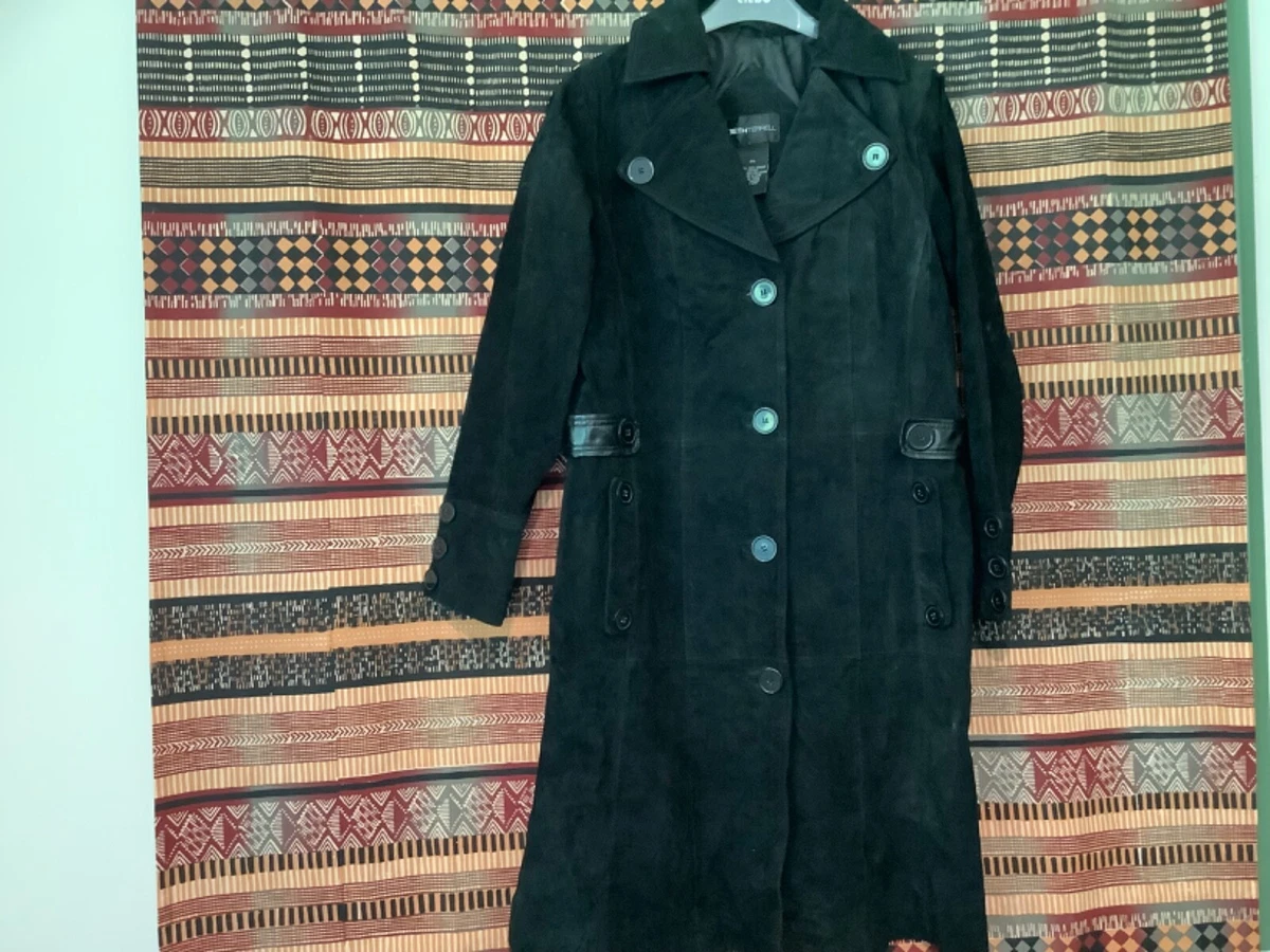 Beth terrell suede best sale coat