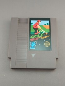 * Golf - Round Seal No Rev 5 Screw (Nintendo NES) Complete CIB No Styrofoam