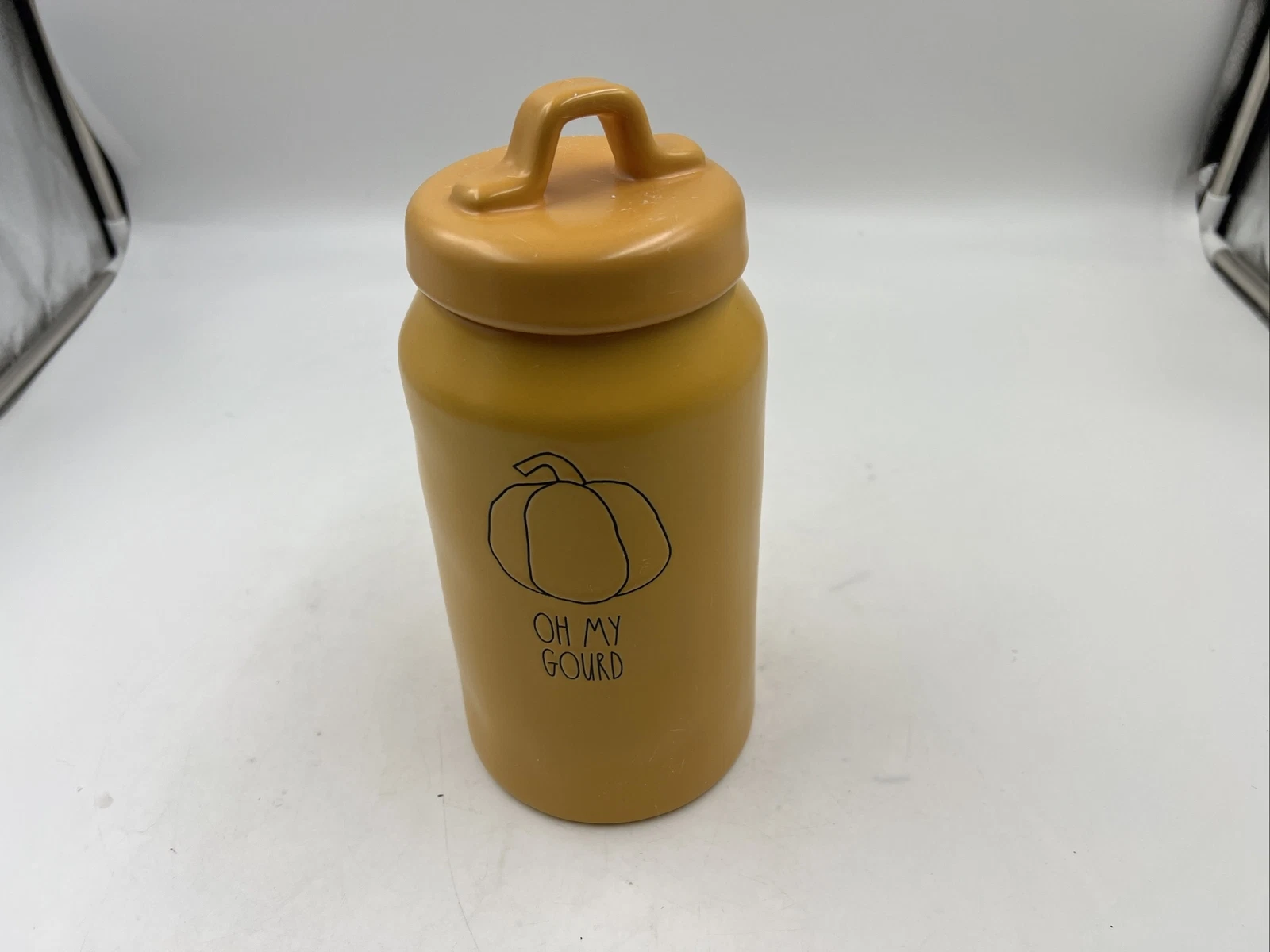 Rae Dunn Ceramic 3.5x10in Oh My Gourd Canister BB02B22005