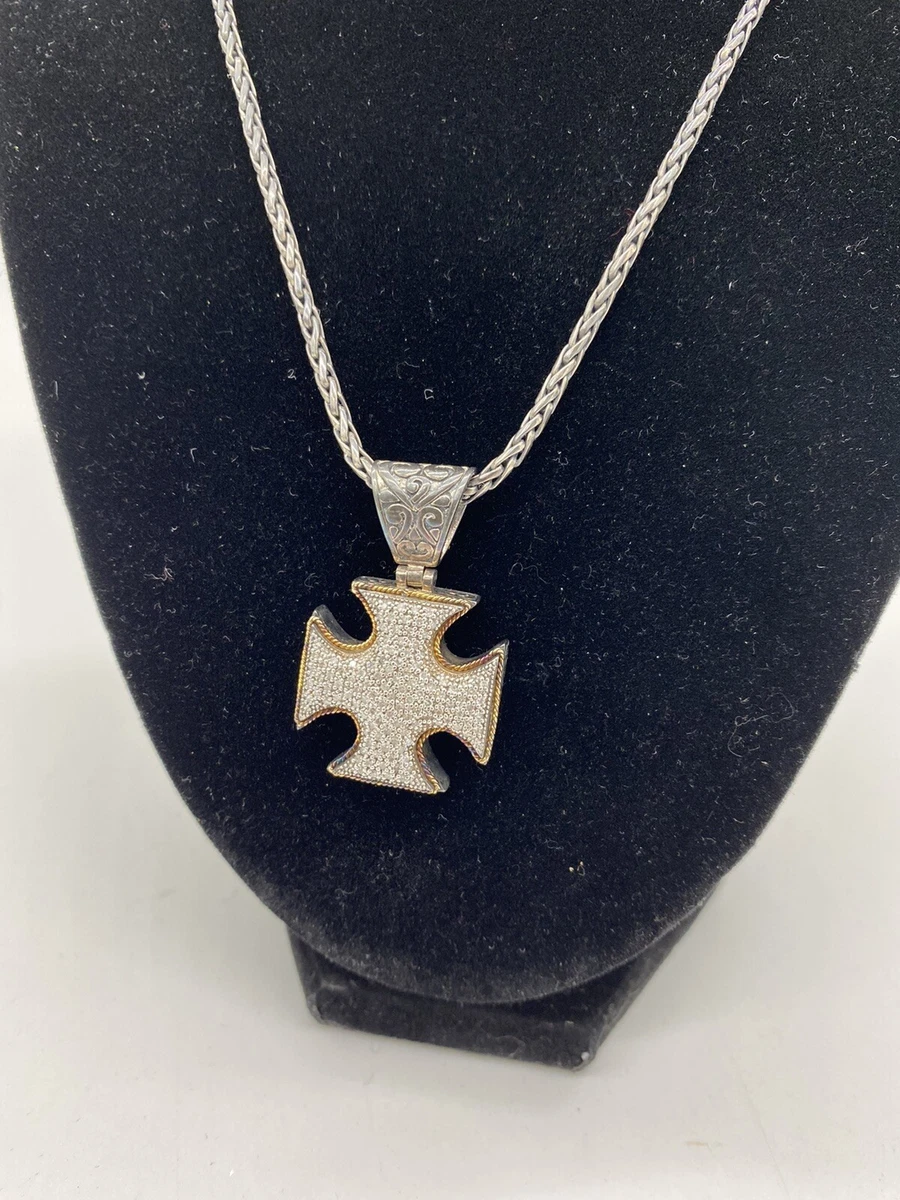 Effy diamond clearance cross necklace