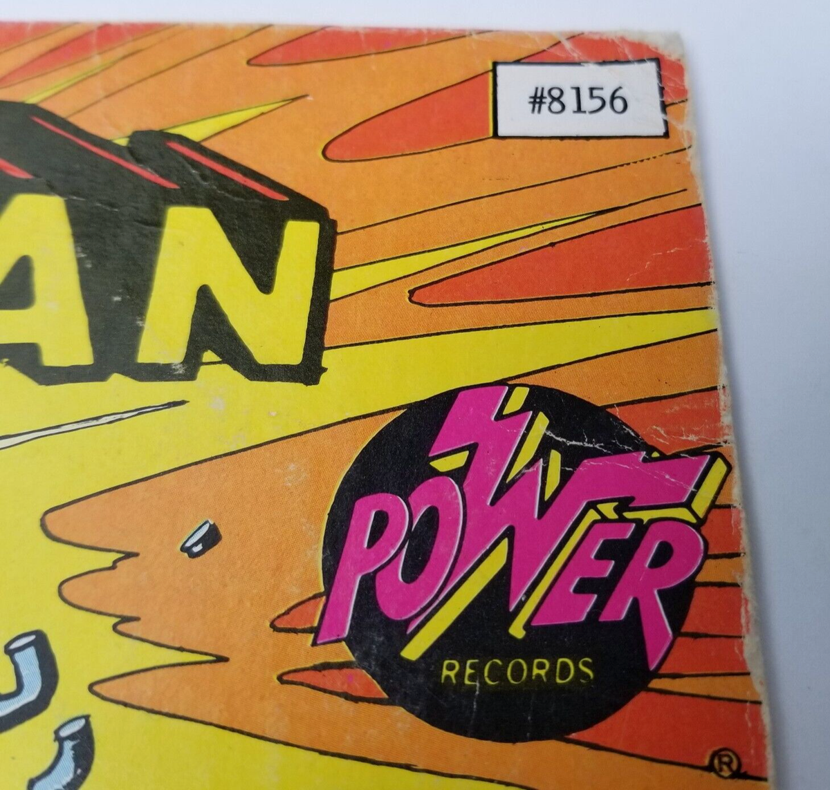 Vintage Superman Vinyl 1975 Album Power Records Cover Only Record