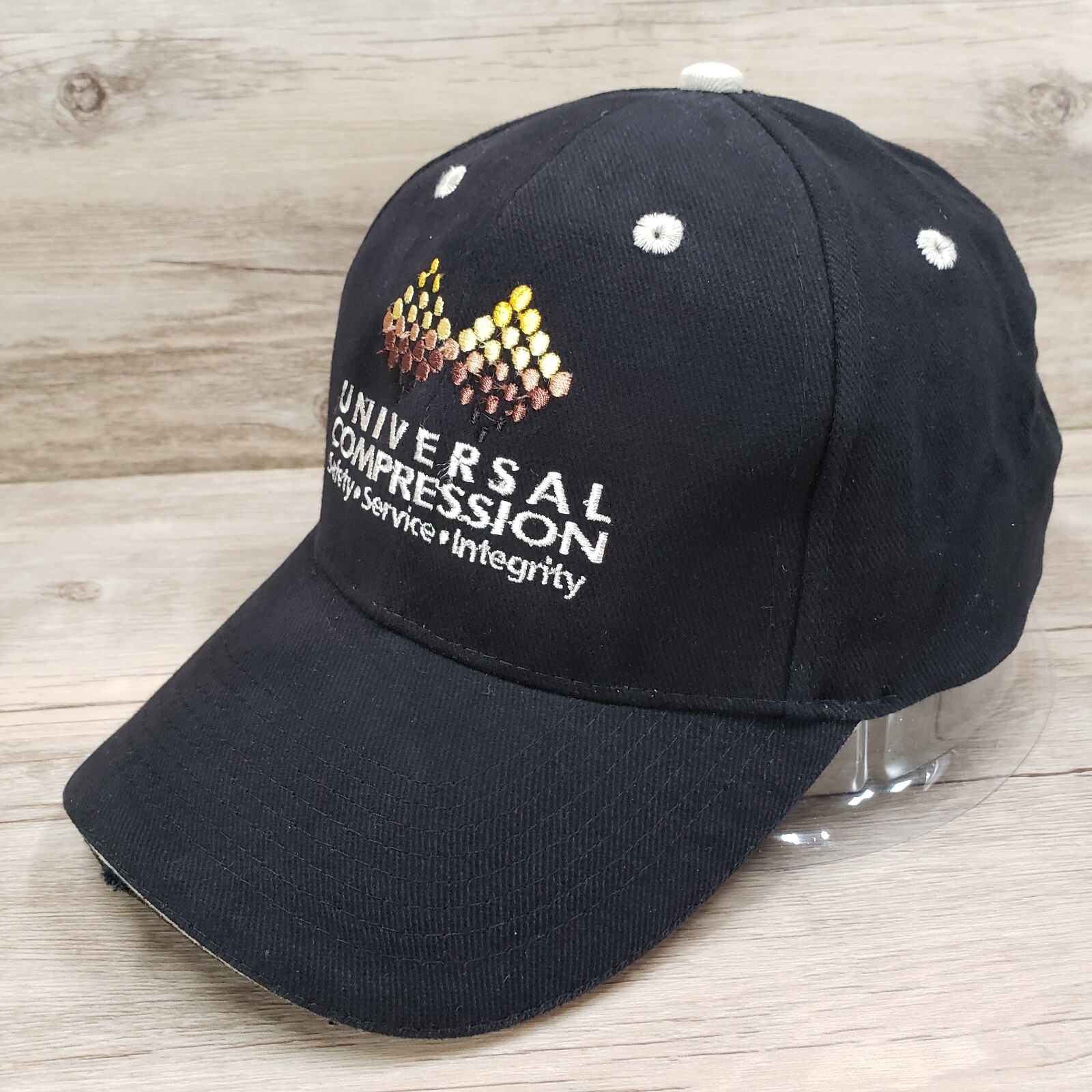 Universal Compression Hat Cap Embroidered Logo Bl… - image 6