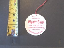 1950's Wyatt Earp Hartland as Western Gunfighter custom Hang Tag