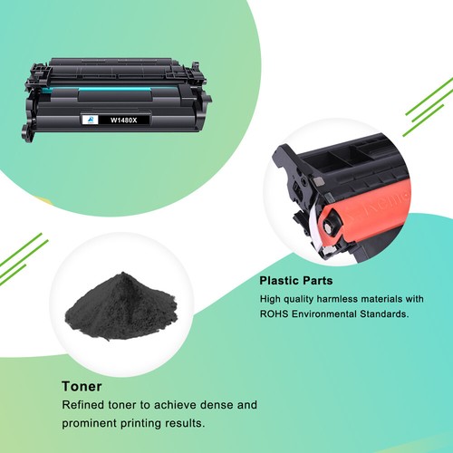 W1480X 148X Toner Cartridge compatible with HP MFP 4101fdw 4001dw No Chip Lot - Picture 4 of 12