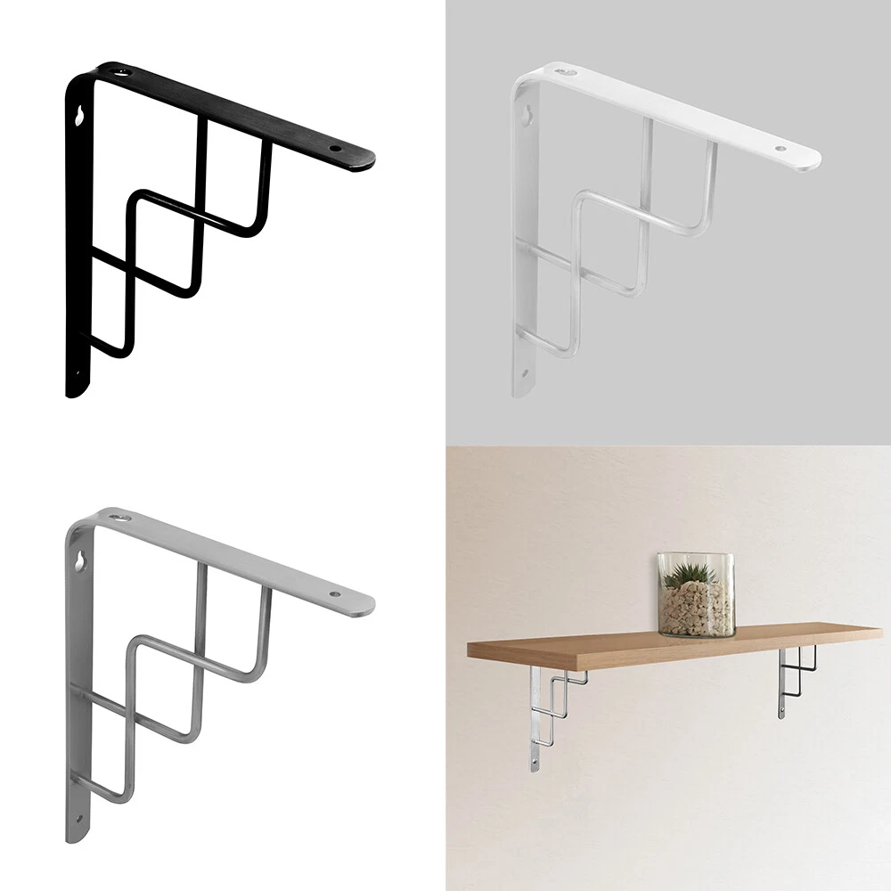 Share 148+ decorative stainless steel shelf brackets super hot vova