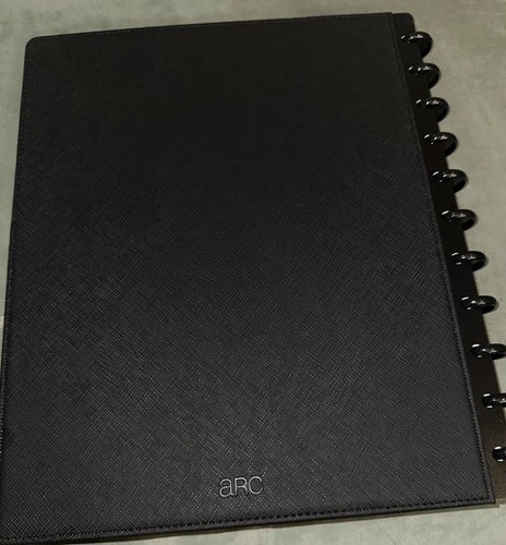 My OfficeInnovations ARC Notebook Personalizzabile 8-1/2" x 11" 60 Fogli Nero Nuovo. - Foto 10 di 10