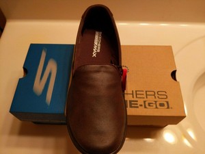 skechers go walk lite orange