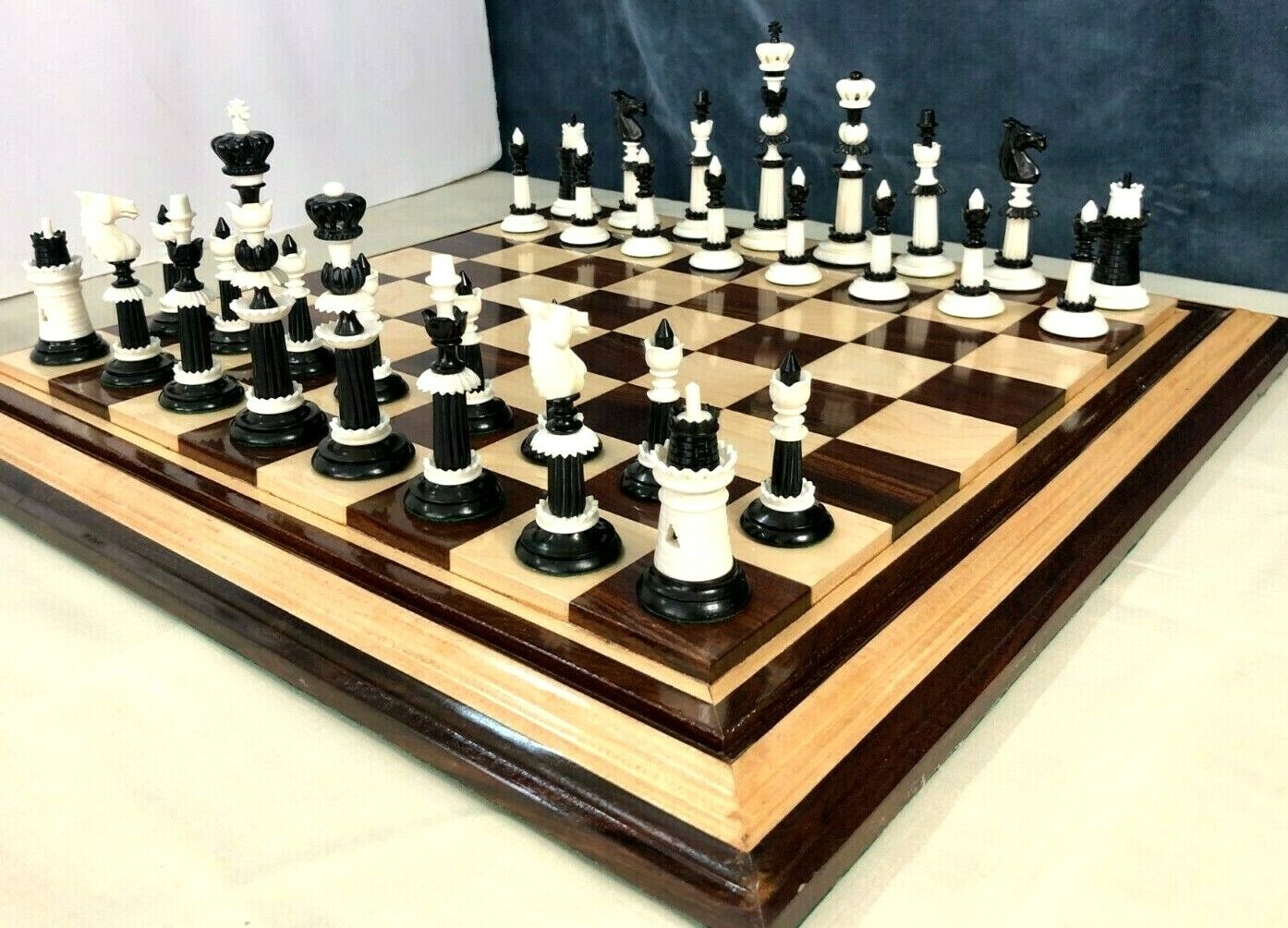 Camel bone Chess Pieces Set Hand carved Vintage Antique chess set eBay