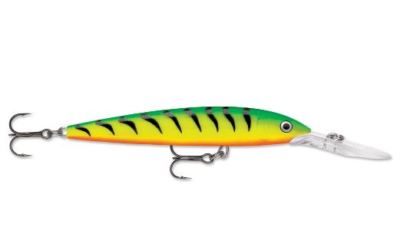 Rapala Down Deep Husky Jerk - Firetiger - 4'' 3/8 oz Fishing Lure