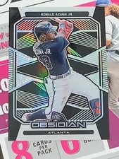 2020 FOTL Panini Chronicles Baseball Obsidian RONALD ACUNA JR. No. 41