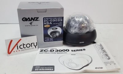 Brand New Ganz 3X Vari-Focal Dome Camera - (ZC-D3039NSA-BL) - 24VAC / 12VDC