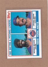 1983 TOPPS BASEBALL METS LEADERS #621 MOOKIE WILSON CRAIG SWAN NMMT *E3158