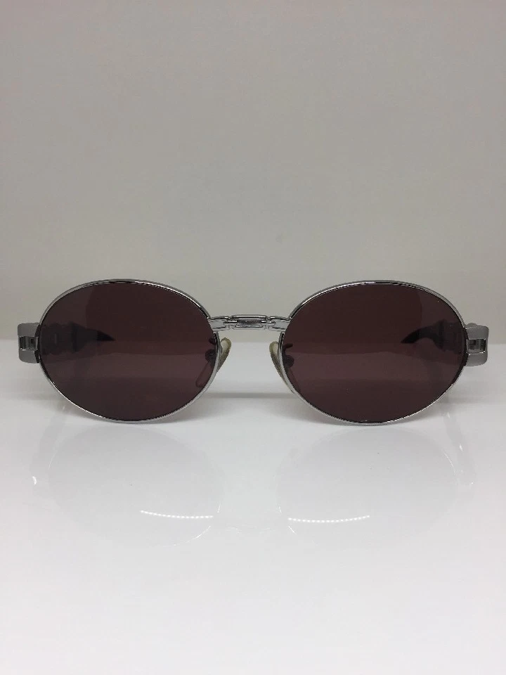 Новый винтажный Fendi SL 7058 солнцезащитные очки мод. SL 7058 C. 589 серебро сделано в Италии - Изображение 3 из 4