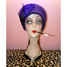 Feather Purple Original Vintage Hats for Women for sale | eBay display picture 1