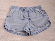 Old Navy Girls Shorts Size M 8 Blue Elastic Waist Pockets Casual Shorts
