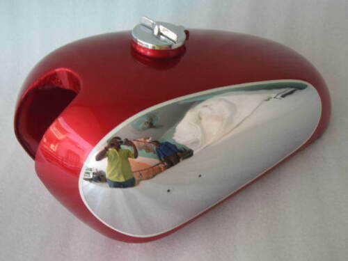 Matchless G12 CSR Competition Chrome & Painted Fuel Petrol Tank - Foto 6 di 9