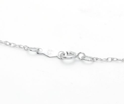 8.55Ct Natural Sapphire and Diamond 14K Solid White Gold Necklace - Picture 8 of 8