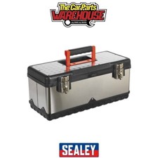 Image of Sealey AP505S Stainless Steel Toolbox with Tote Tray 505mm